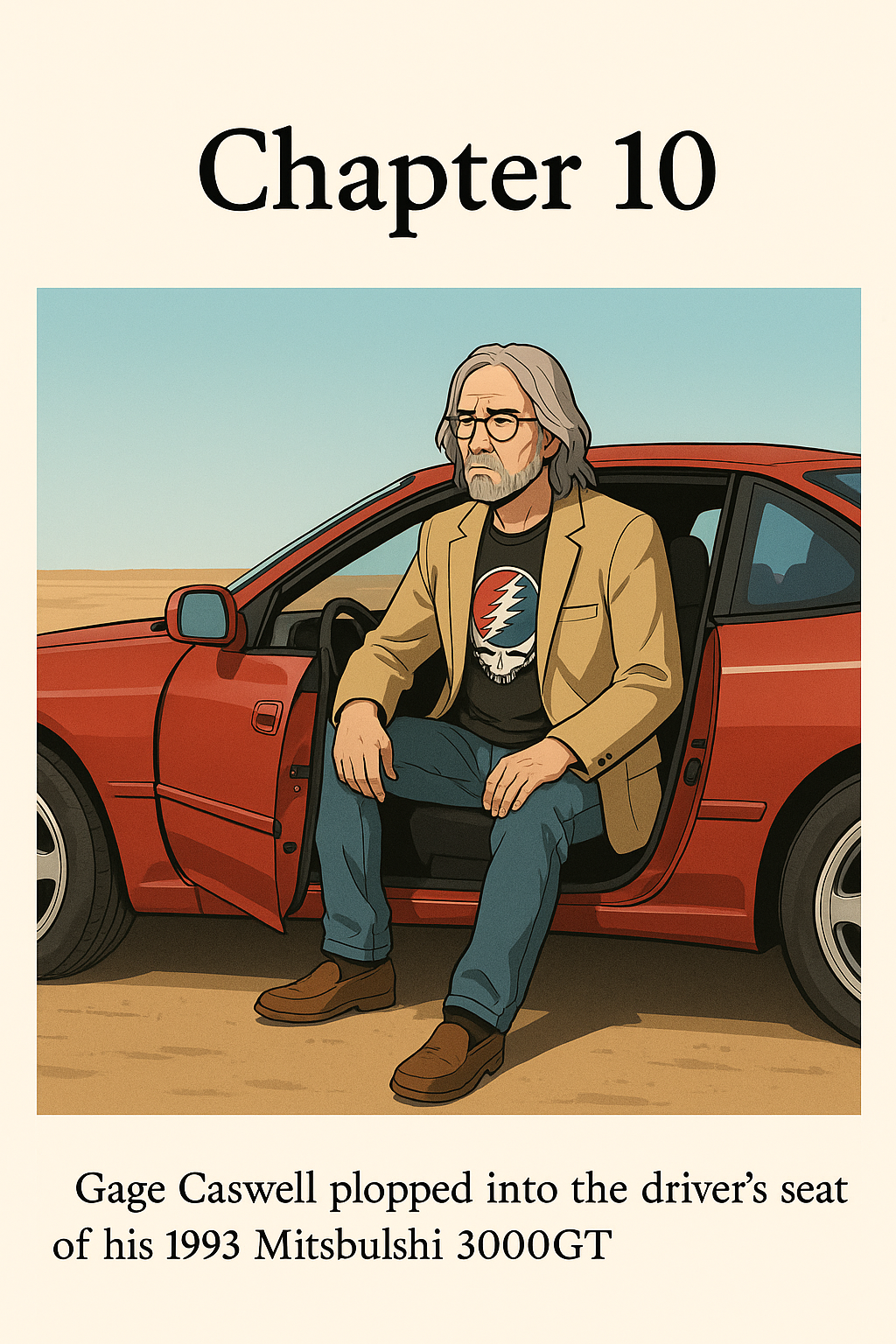 A reporter in a messy office