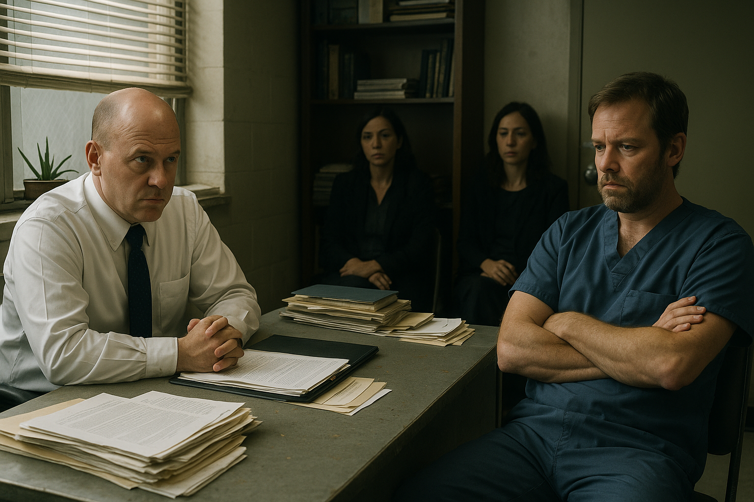 Office Interview Scene